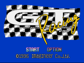 GT Racing title screen for Super Famicom